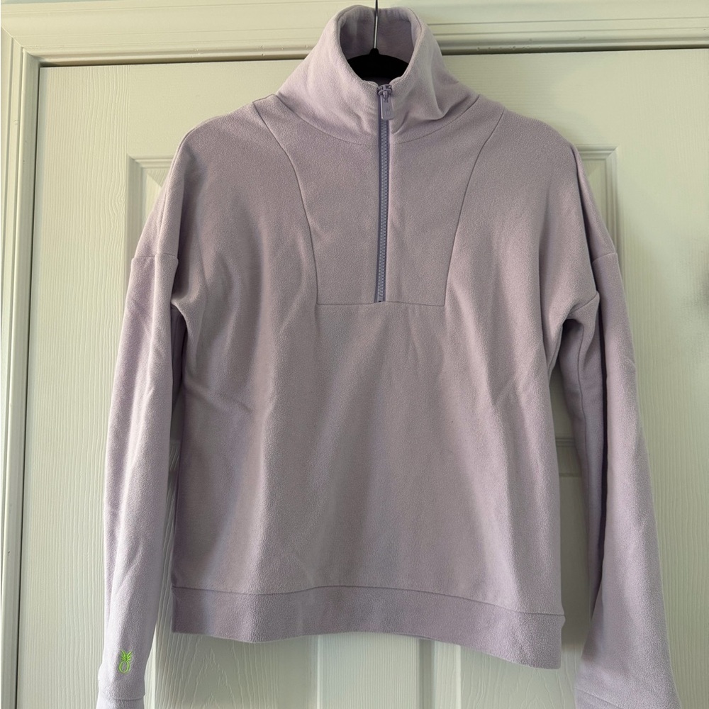 Dudley Stephens Light Purple Fleece Top
